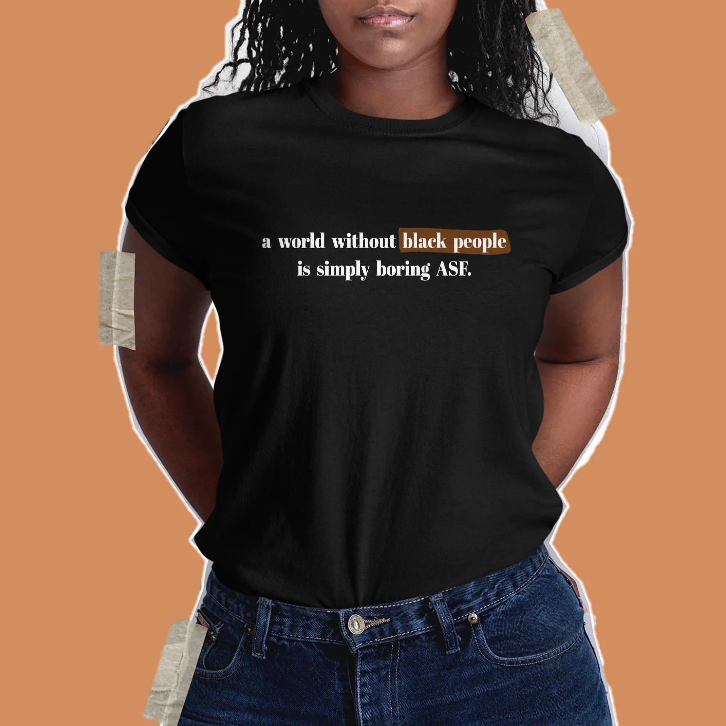 A World Without Black People Is Unisex T Shirt - Image 2