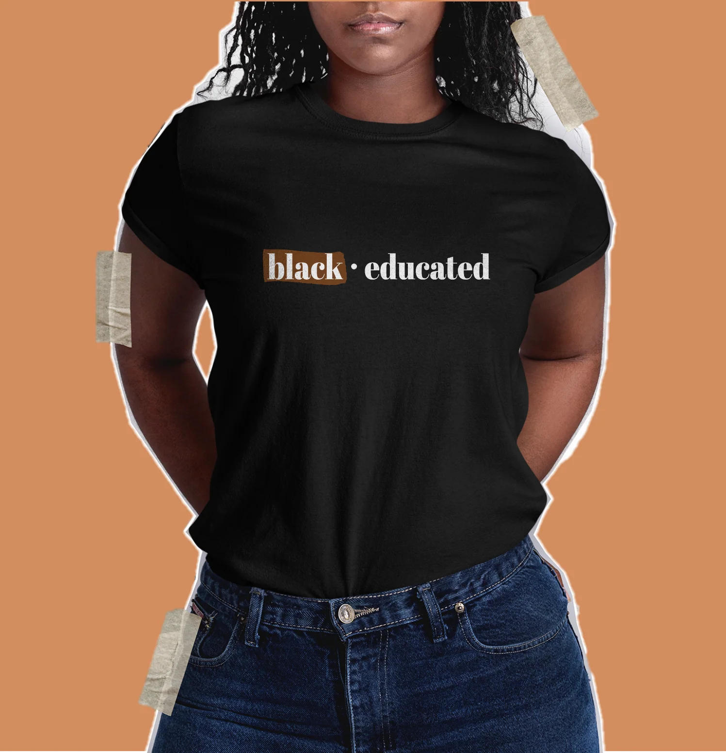Black and Educated Shirt - Unisex - Image 2