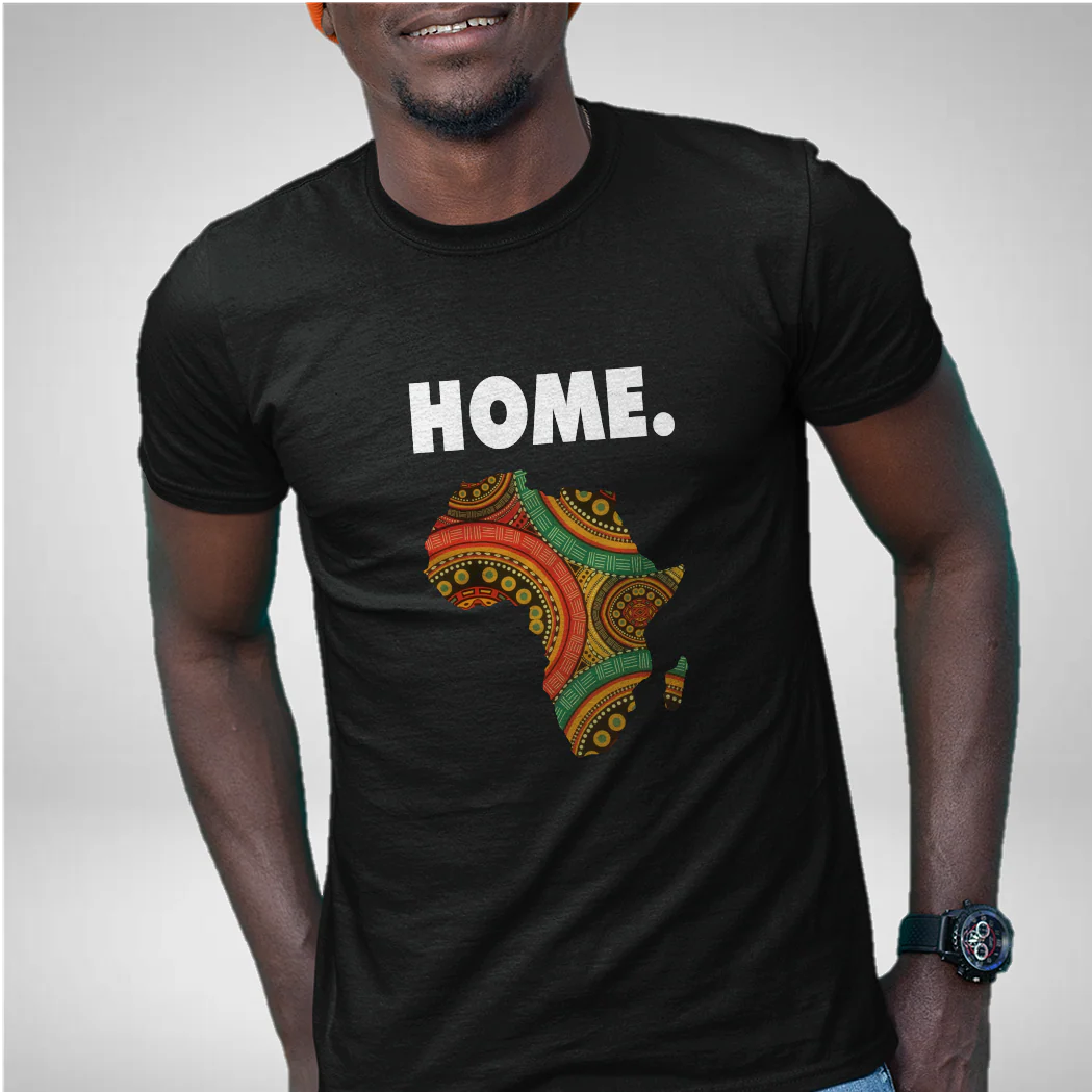 Home is Africa African Pride Shirt - Unisex - Image 3