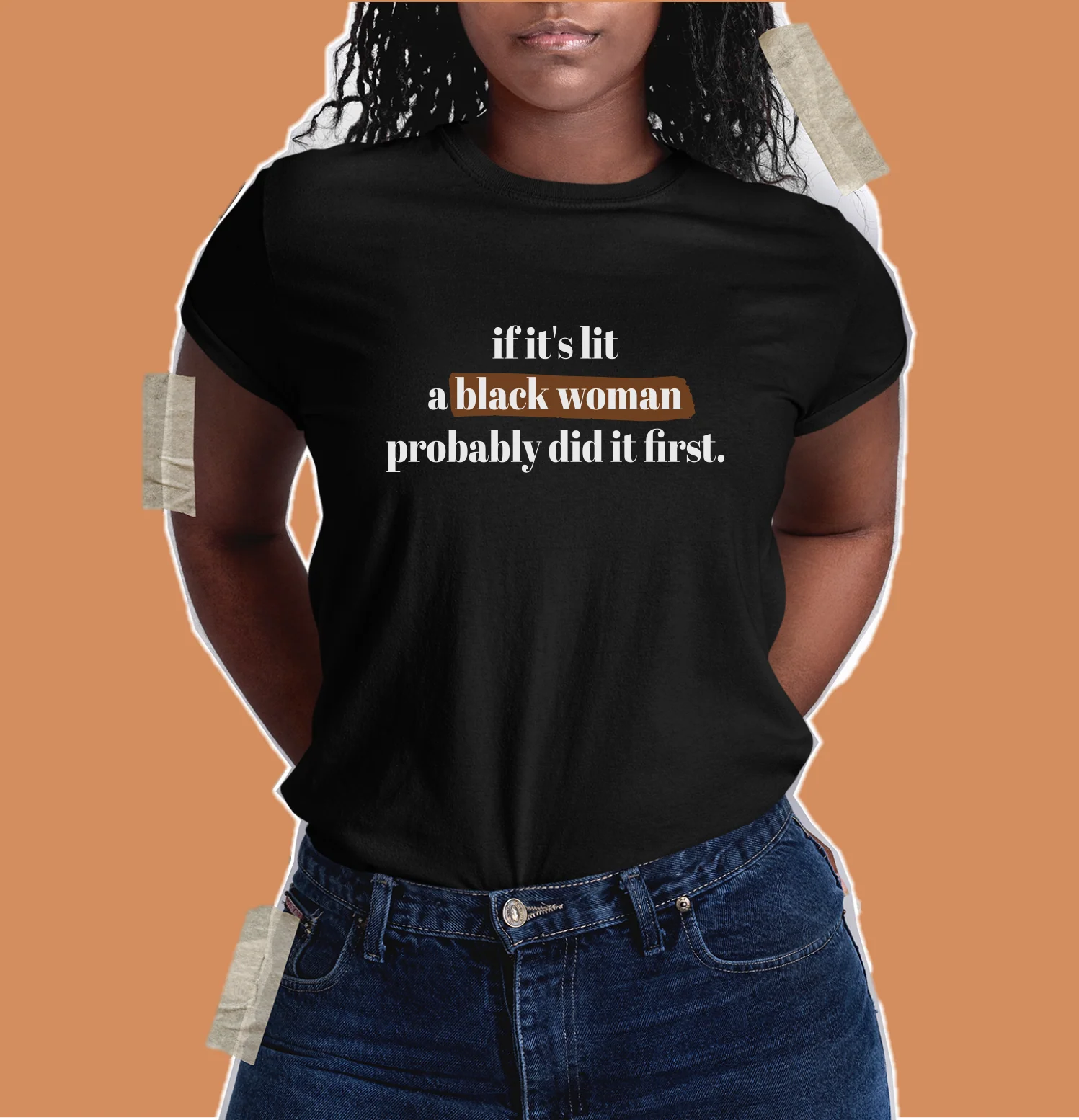 If It's Lit, A Black Woman Did It First Shirt - Unsiex - Image 2