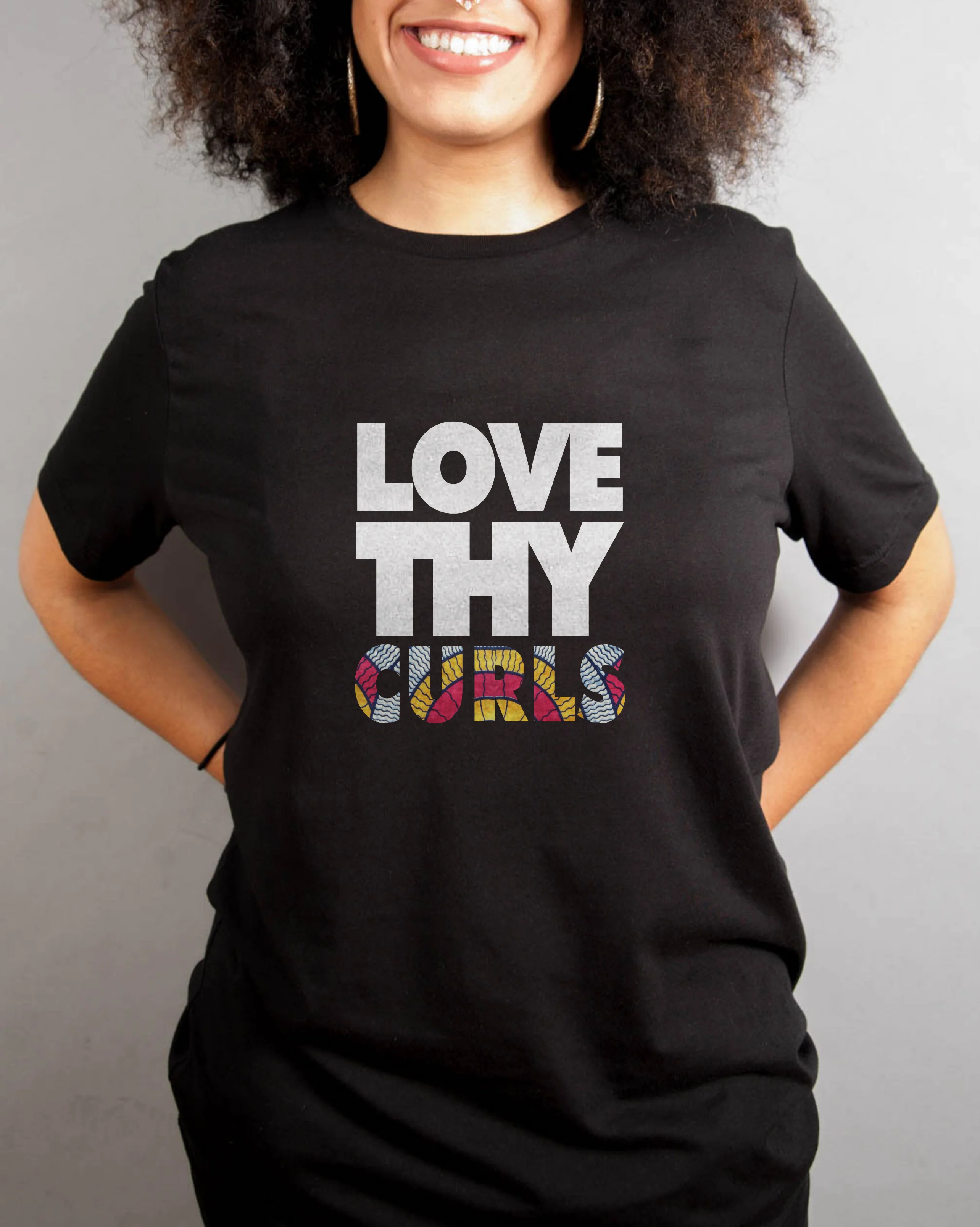 Love Thy Curls Headwrap Shirt - Unisex Women - Image 3