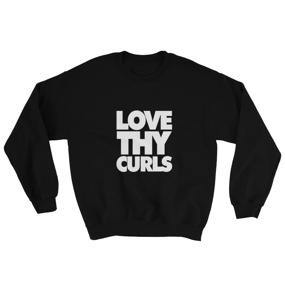 Love thy Curls Sweater - Unisex Women - Image 3
