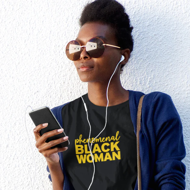Phenomenal Black Woman Shirt - Unisex - Image 3