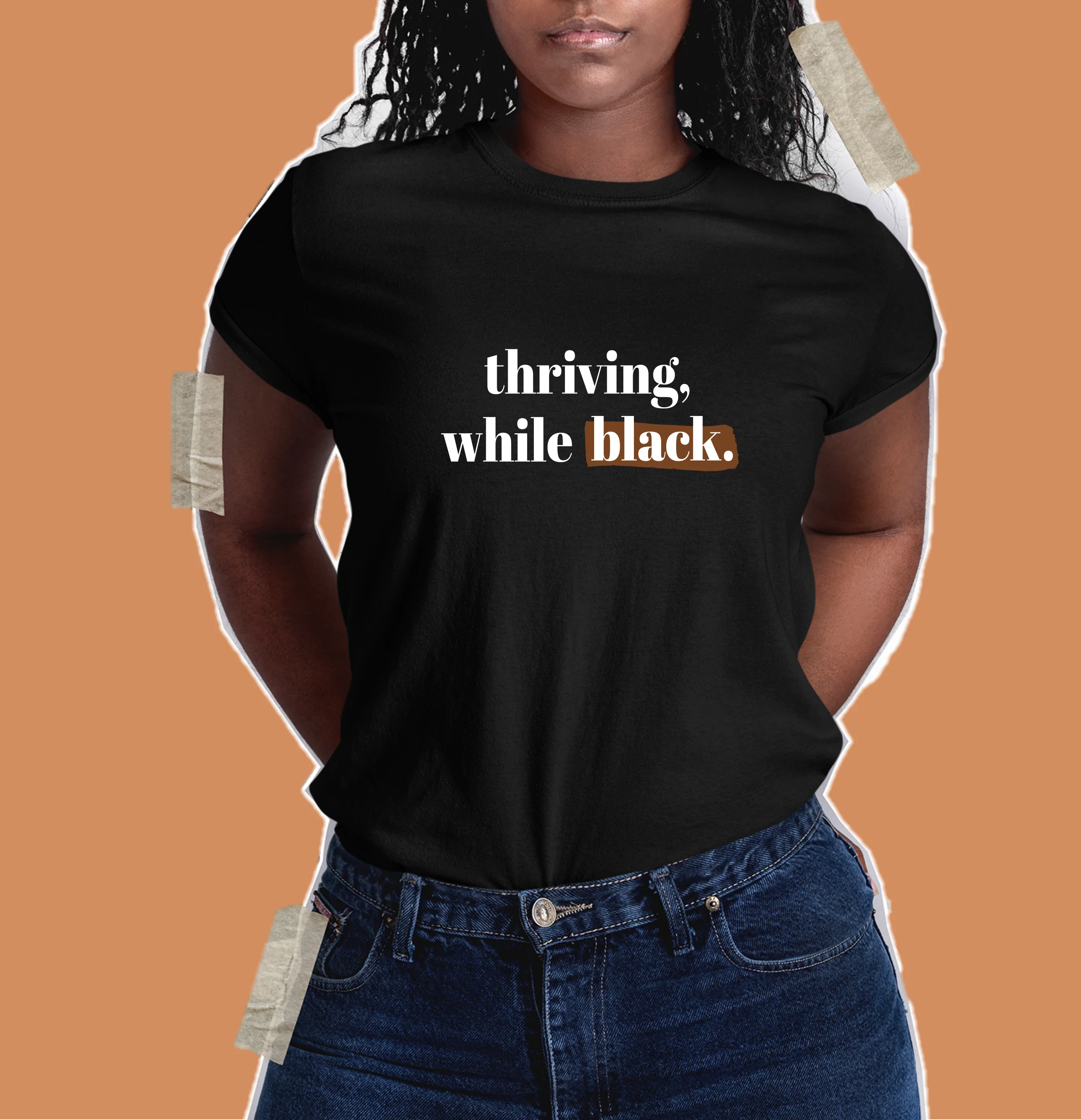 Thriving While Black Unisex T Shirt - Image 2